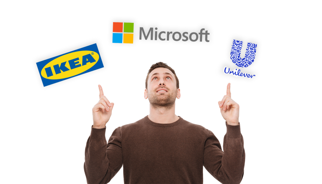 Companies aiming for Net Zero Emissions